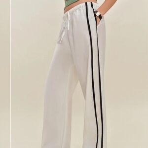 Reformation Julien Poplin Pant White